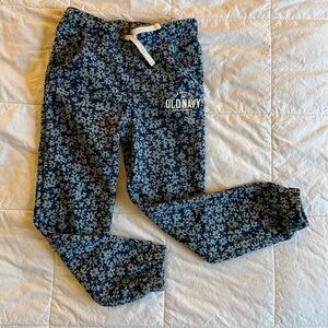 Old Navy floral joggers size 5T
